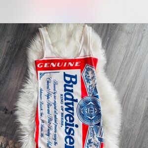 Budweiser Genuine Red and Blue Tank